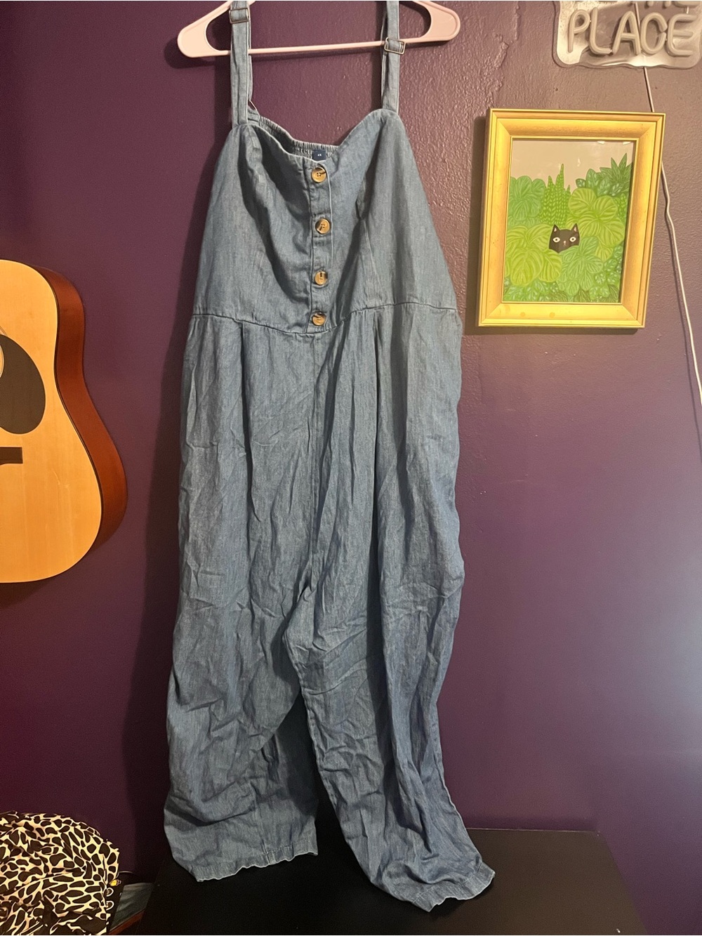 PLUS SIZE Old Navy denim jumpsuit
